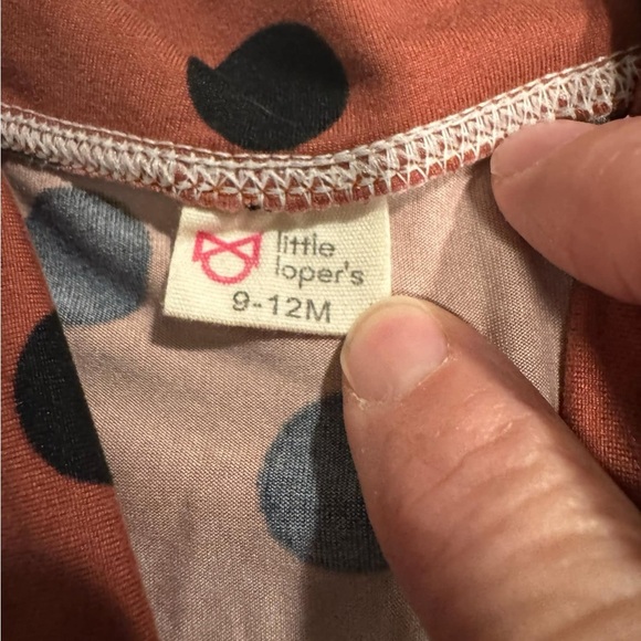 Polka Dot Cardigan - Brown and Black 9-12 months girls coat - Picture 4 of 4